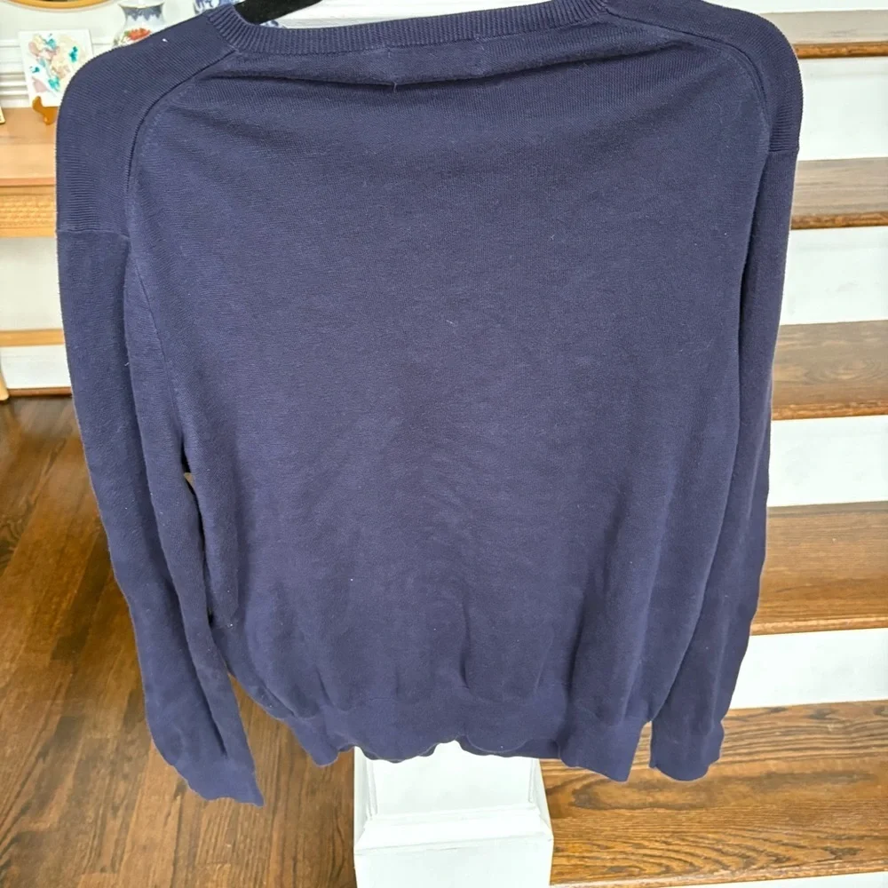 Polo by Ralph Lauren Men's Navy Sweater - Size Large